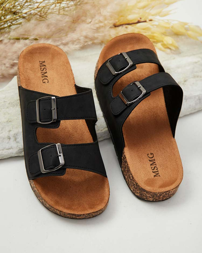 Royalfashion Herren Flip-Flops mit Schnallen Foumyn