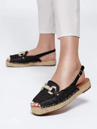Royalfashion Damen-Espadrilles mit abgetrennten Zehen