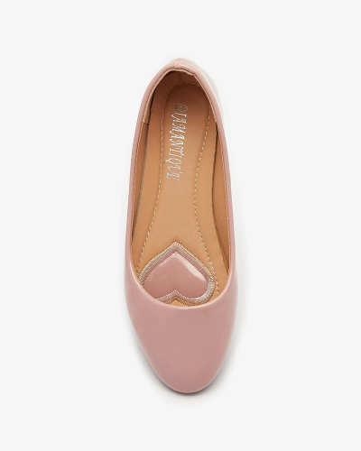 Rosa Damen Lackierte Ballerinas Fama - Footwear