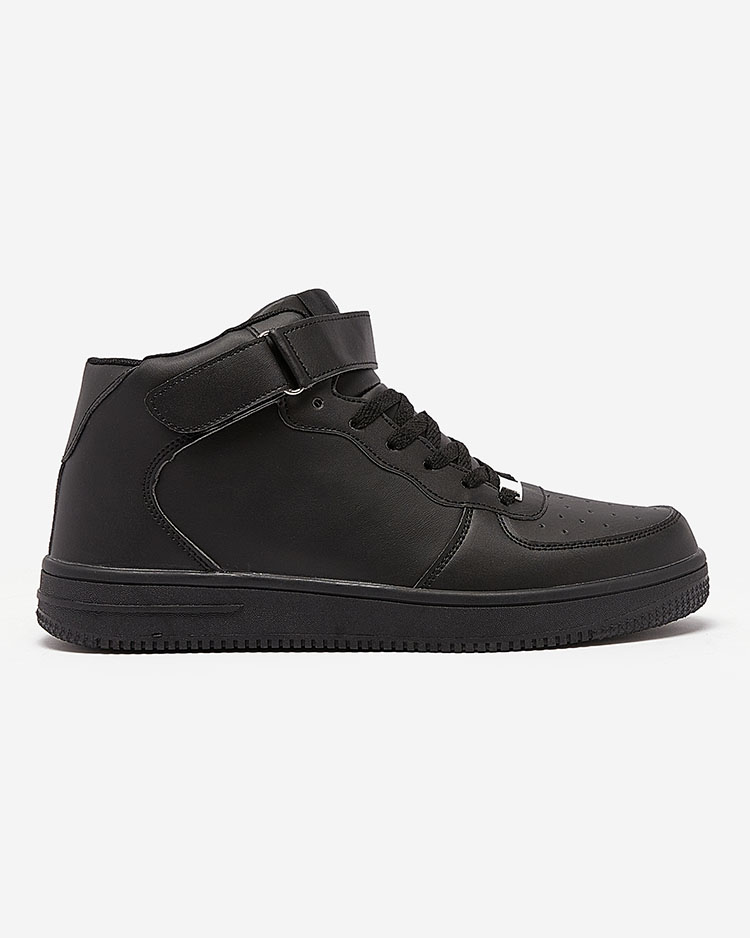 Royalfashion Sportliche High-Top-Sneakers für Herren in Schwarz Detocci