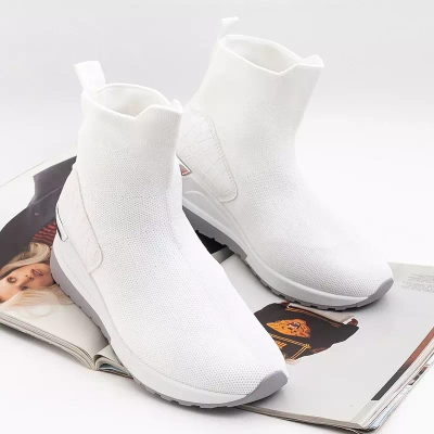 OUTLET Tikva weiße Damen Sportschuhe zum Hineinschlüpfen - Schuhe