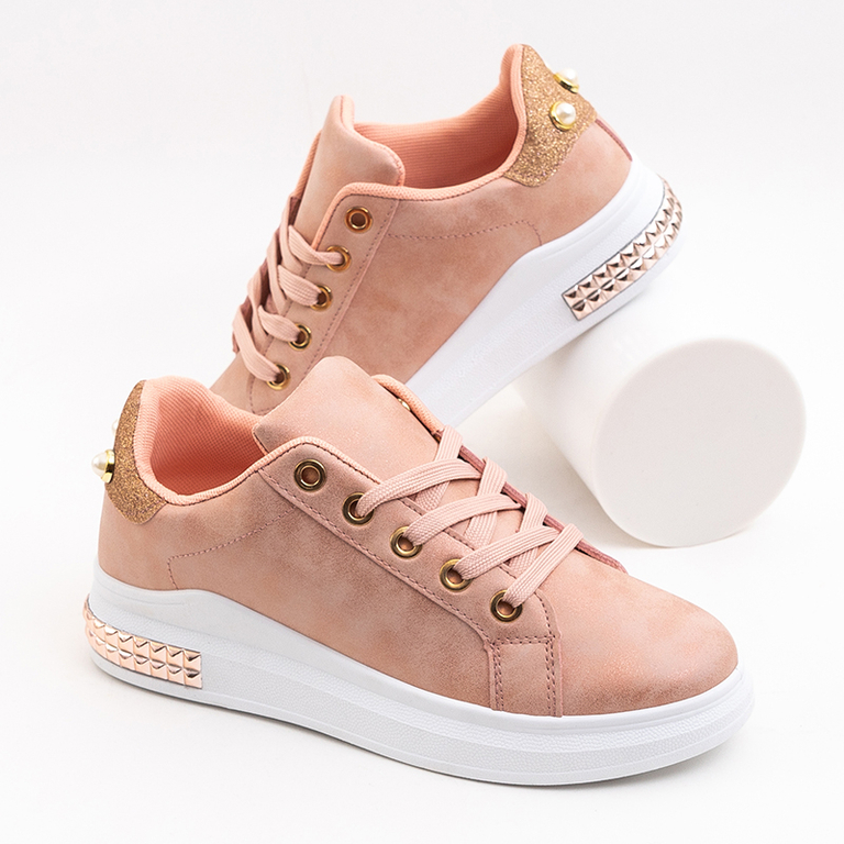 Pink mit Glitzer Damen-Sneaker Kolah - Footwear