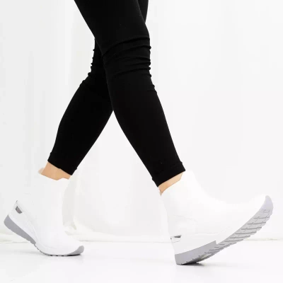 OUTLET Tikva weiße Damen Sportschuhe zum Hineinschlüpfen - Schuhe