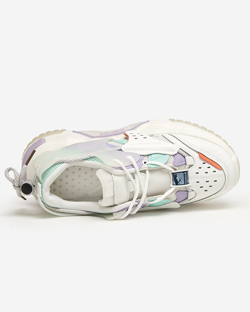 OUTLET Жіноче спортивне взуття, кросівки білого та фіолетового кольору Xillop - Взуття