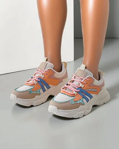 Royalfashion Damen Sportsneaker auf dickerer Sohle Aimo