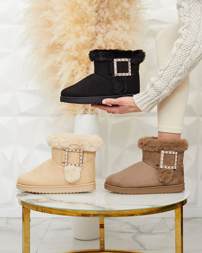 Royalfashion Damenstiefel a'la Schneestiefel mit Ornament Galaes