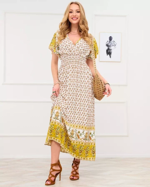 Weißes Sommer-Maxikleid - Kleidung