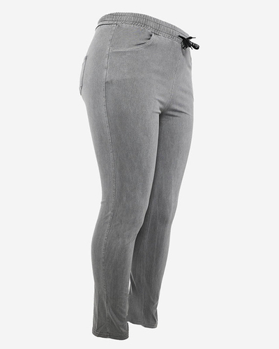 Graue Damen Stoffhose PLUS SIZE- Bekleidung