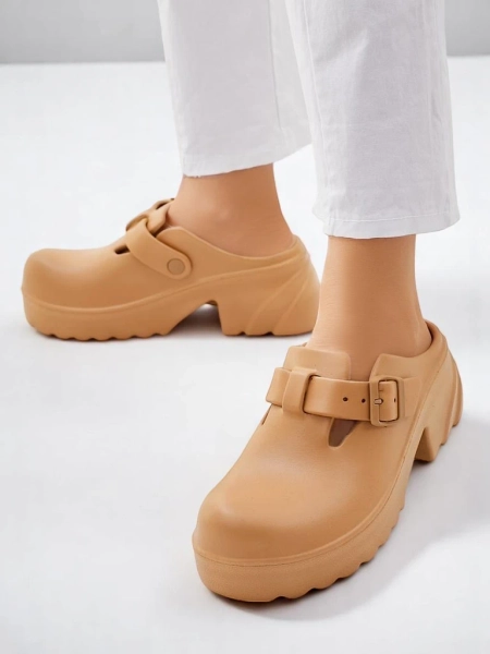 Royalfashion Damen Gummihigh Heels Sandalen Voxones