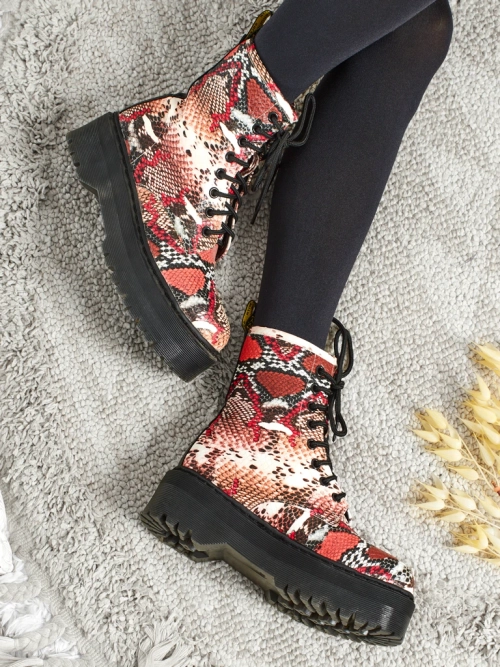 Жіночі ботильйони-робочі з тисненням Isadore