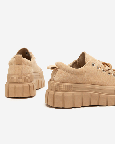 OUTLET Hohe braune Damensneaker Mishta - Schuhe