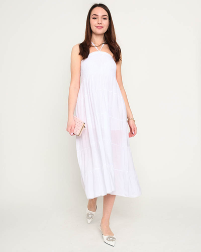 Weißes Midikleid in PLUS SIZE - Bekleidung