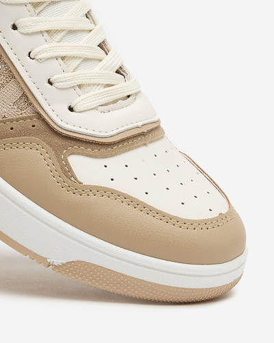 Hellbrauner Damen-Sportschuh mit hohem Schaft Retila - Footwear