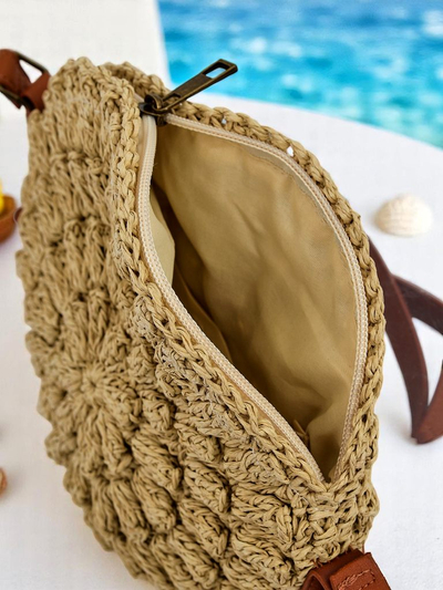 Royalfashion Kleiner Strohdamenhandtasche Solea Mini
