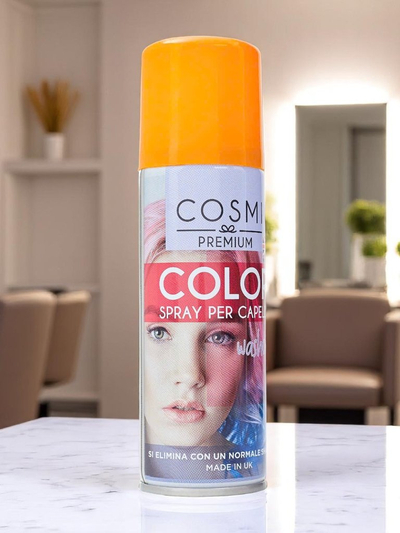 Färbespray Haarspray Lack Orange