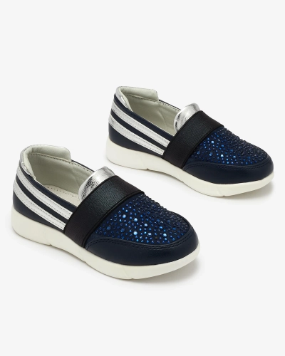 Marineblaue Kinder-Slipper Ciarala - Footwear