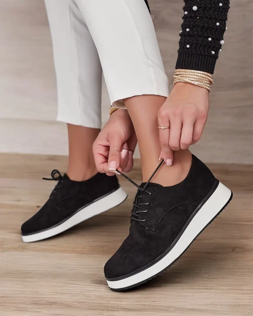 Жіночі напівчеревики Royalfashion Gori на шнурівці