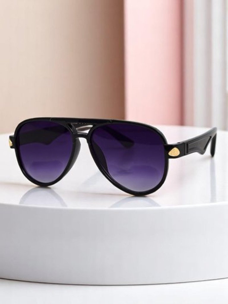 Royalfashion Сонцезахисні окуляри з декоративними заушниками Shadow Aviator