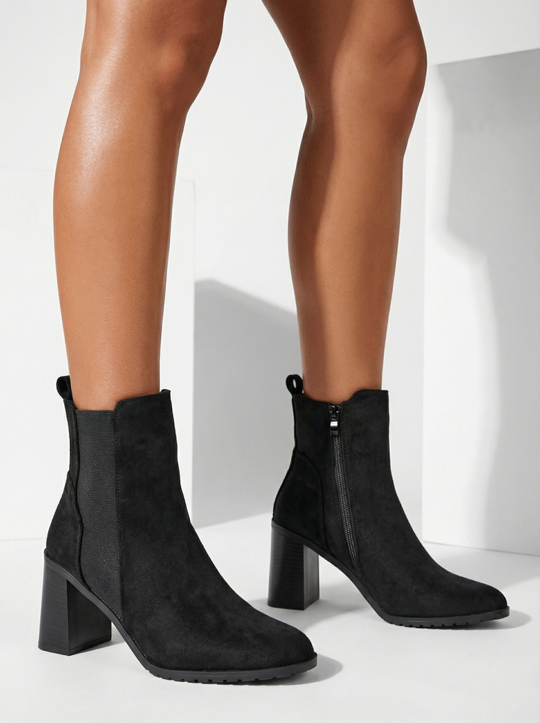 Royalfashion Damen Stiefeletten mit Absatz Enotto