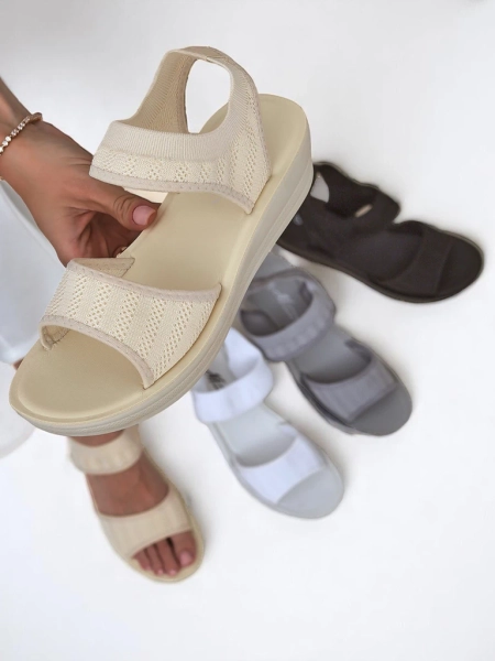 Royalfashion Damen Sandalen mit dicker Sohle Viva Flex