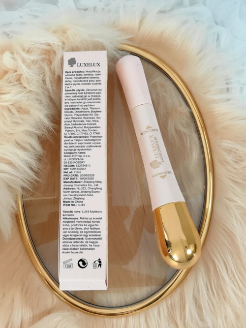 Aurelia Luxelux Concealer – рідкий коректор з hairbrush 24H Waterproof