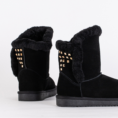 Schwarze Stiefeletten für Damen Lodgi- Footwear