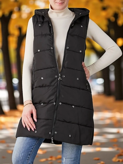 Royalfashion Damenjacke mit abnehmbaren Ärmeln