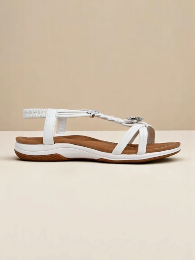 Royalfashion Fiacco verzierte Damensandalen