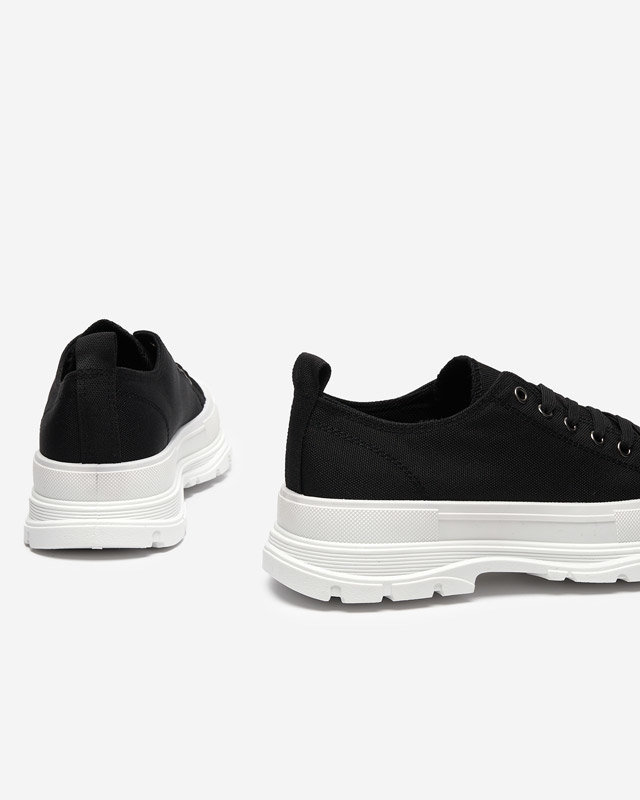 OUTLET Schwarze Sportschuhe für Damen Duami- Schuhe