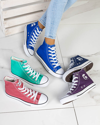 High-Top-Sneaker Garet für Damen in Koralle - Schuhe