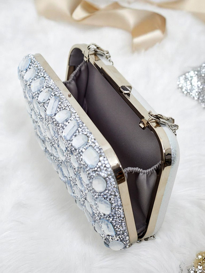 Royalfashion Damen Envelope Bag Crystal Glam