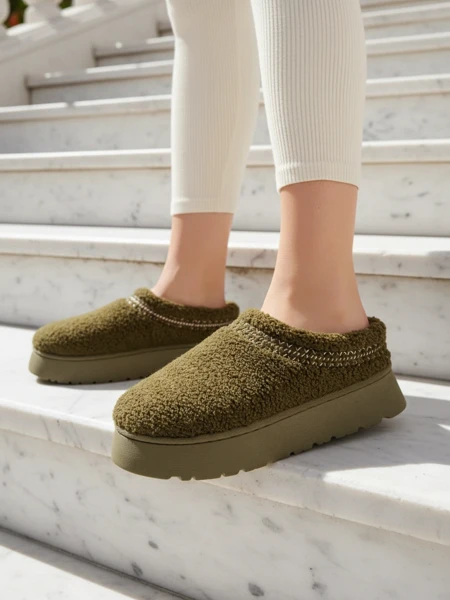 Royalfashion Kurze Stiefel Schneeschuhe Damen Esel