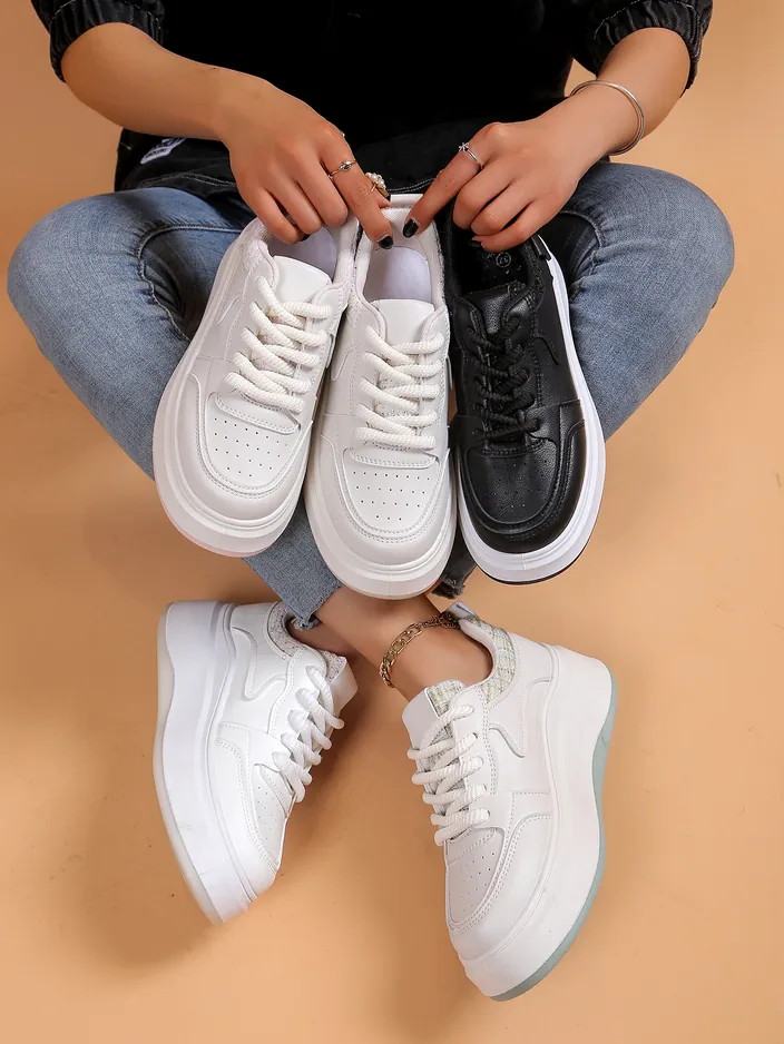 Royalfashion Damen Plattform Sportsneakers Lincidi