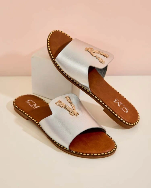 Royalfashion Жіночі шльопанці з екошкіри Cemenna