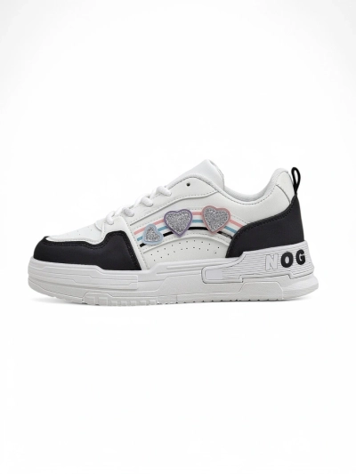 Royalfashion Damen Sneaker mit Glitzer Samoles