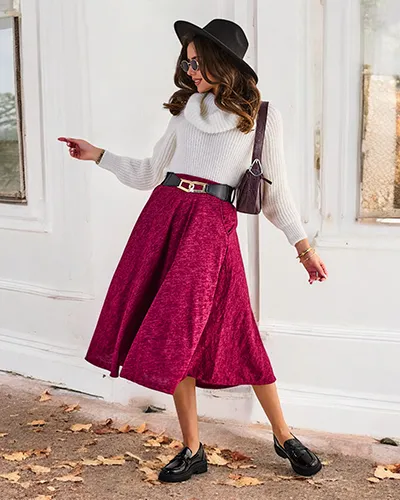 Royalfashion Damen Midi-Rock