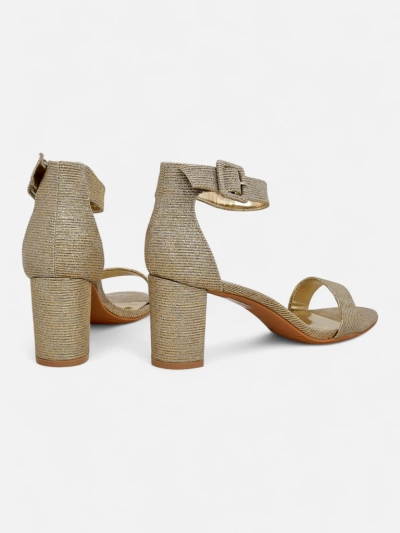 Royalfashion Glitzer Damen Sandalen Montrea