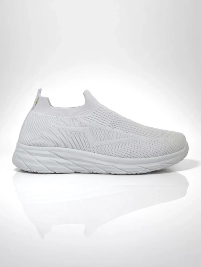 Royalfashion Damen Sport Slip-On Schuhe Weiß