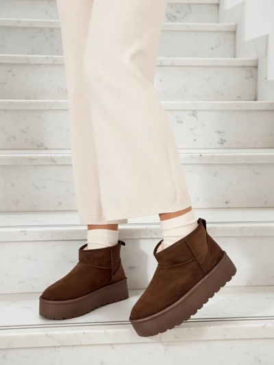 Royalfashion Damen Plateau-Schneestiefel a'la Dagodo