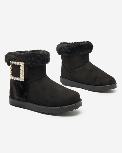 Royalfashion Damenstiefel a'la Schneestiefel mit Ornament Galaes