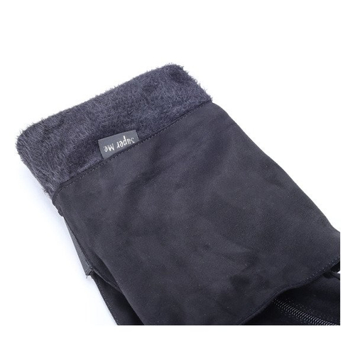 Czarne kozaki Tanija - Obuwie