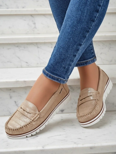 Royalfashion Damen Eco-Suede Mokassins Bellisse