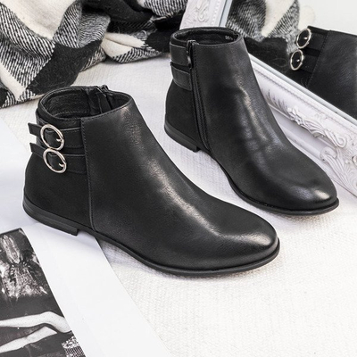 Insulated Jodhpur boots in black Nadette - Footwear