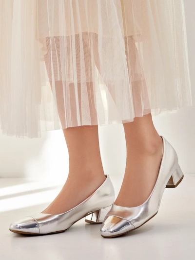 Royalfashion Damen Pumps mit niedrigem Absatz Penolle