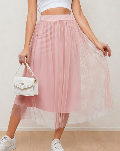Royalfashion Doppellagiger Midirock für Damen