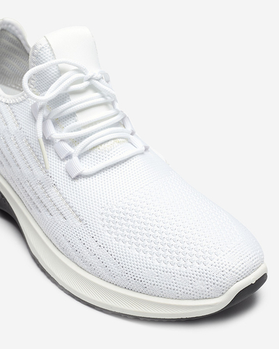 Weiße Schnürschuhe für Herren Nertic - Schuhe