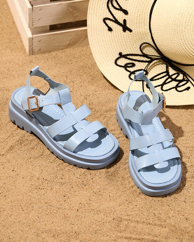 Gladiator-Sandalen für Damen in Blau Raef - Footwear