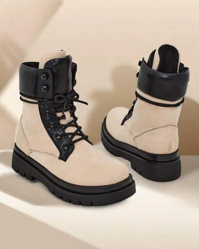 Royalfashion Damen Stiefeletten Workery Ferrinole