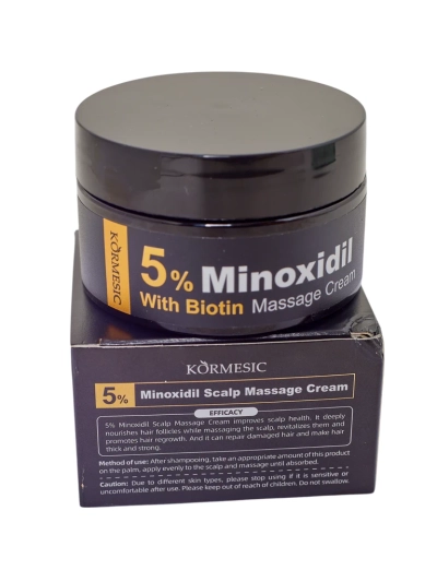 Крем для масажу шкіри голови Kormesic з біотином – стимулює ріст волосся