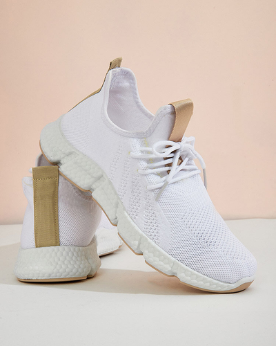 Weiß-beiger Sportschuh für Damen Baym - Footwear